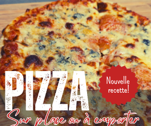 Black Modern Pizza Sale Document A4 (1)